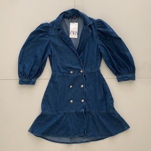 Zara NWT denim dress